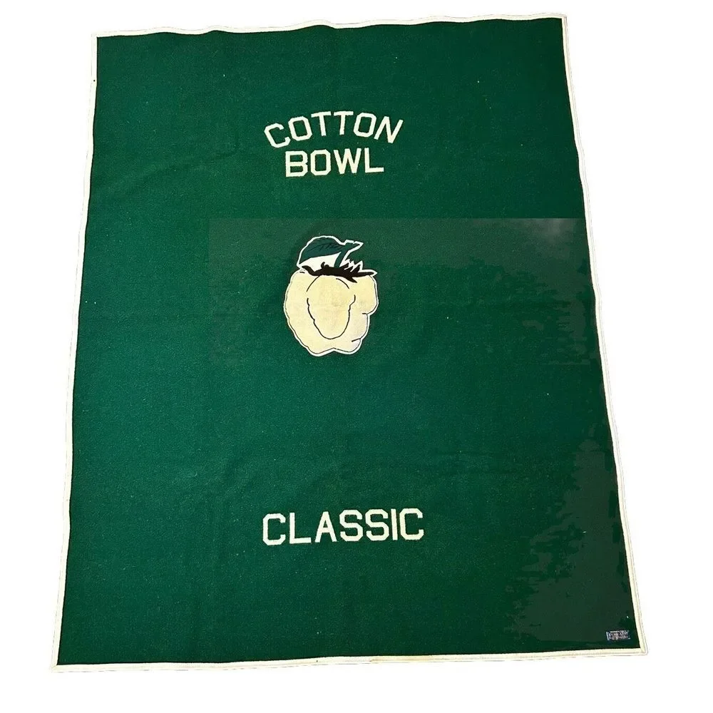 Cotton Bowl Classic‎ Pendleton Wool Blanket Vintage Football